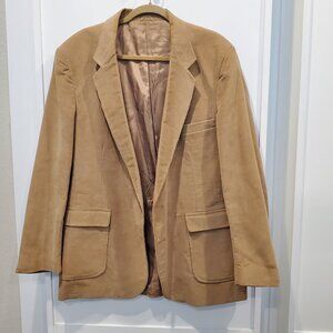 The Corduroy Collection Vintage 46L Camel Corduroy Jacket Sports Coat Blazer
